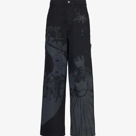 ISO ISO MARC JACOBS X THE WIZARD OF OZ WIDE LEG DENIM - Picture 2 of 3